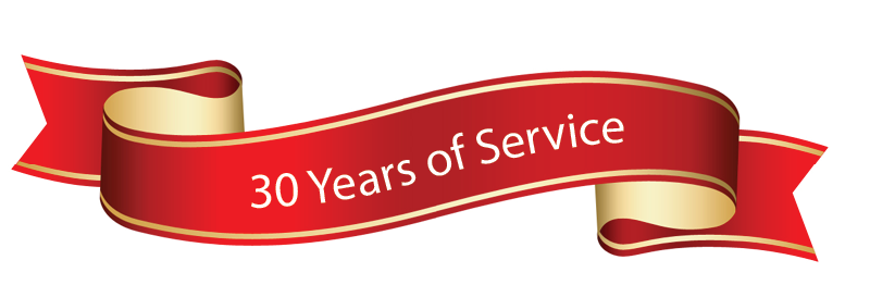 30 years of service