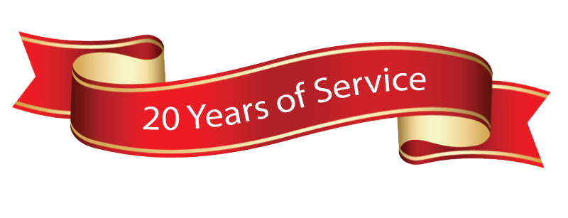 20 years of service